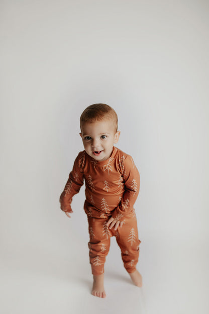 Winter Pine Tree Jammies