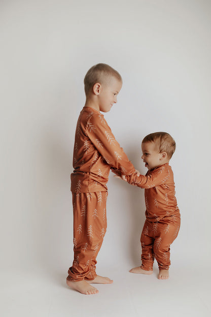 Winter Pine Tree Jammies