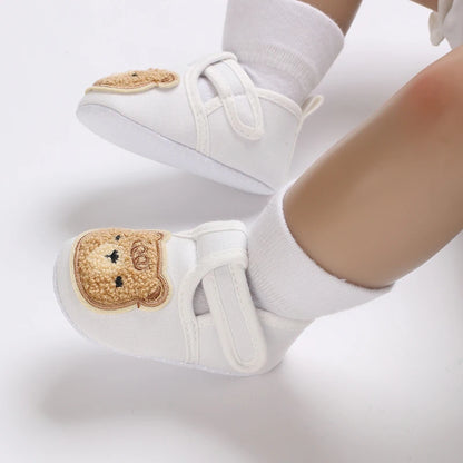 Newborn Infant White Soft-soled Sneaker