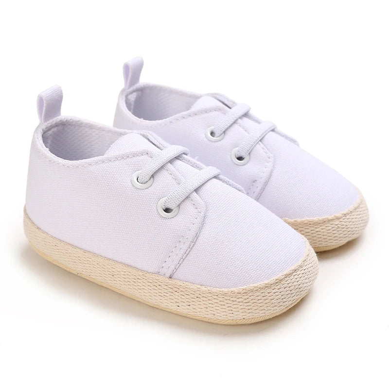 Newborn Infant White Soft-soled Sneaker