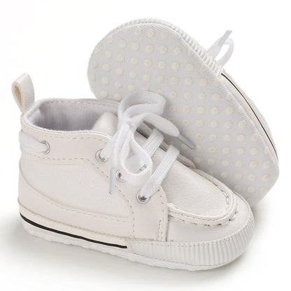 Newborn Infant White Soft-soled Sneaker