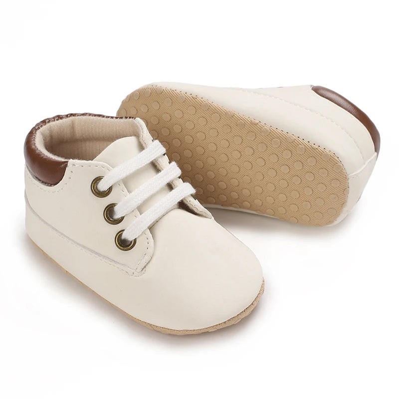 Newborn Infant White Soft-soled Sneaker