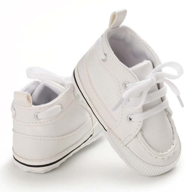 Newborn Infant White Soft-soled Sneaker