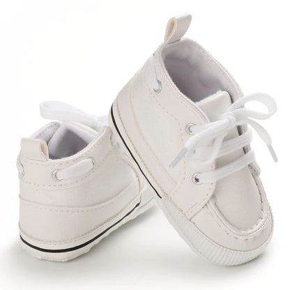 Newborn Infant White Soft-soled Sneaker