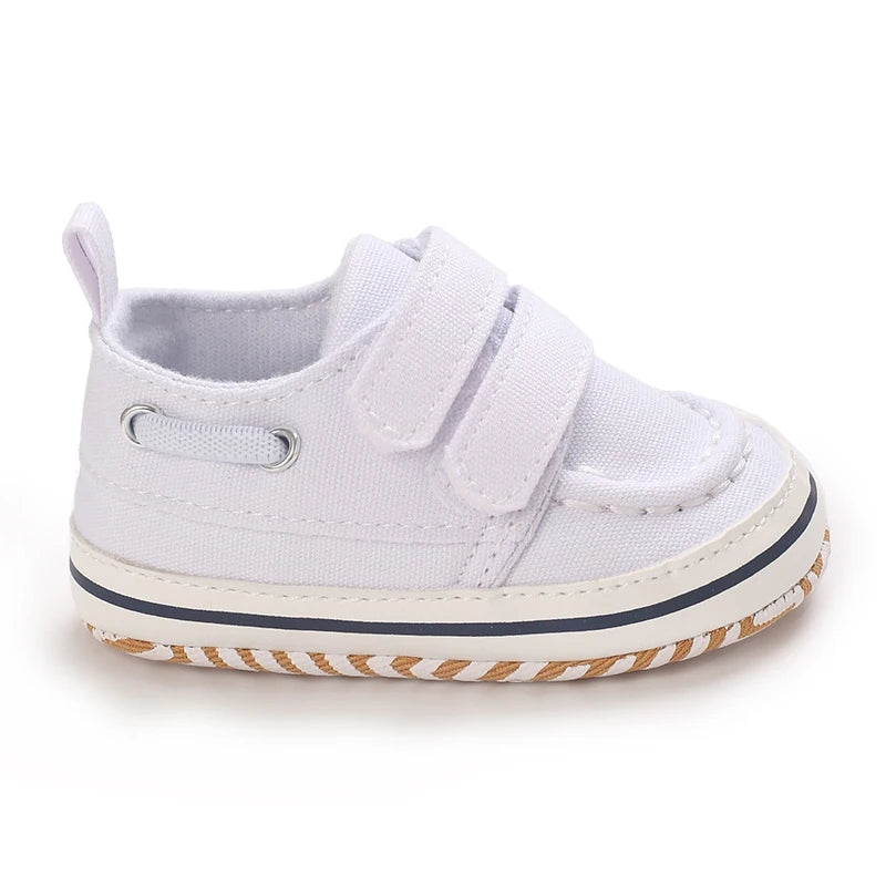 Newborn Infant White Soft-soled Sneaker