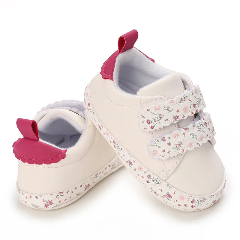 Newborn Infant White Soft-soled Sneaker