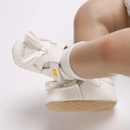 Newborn Infant White Soft-soled Sneaker
