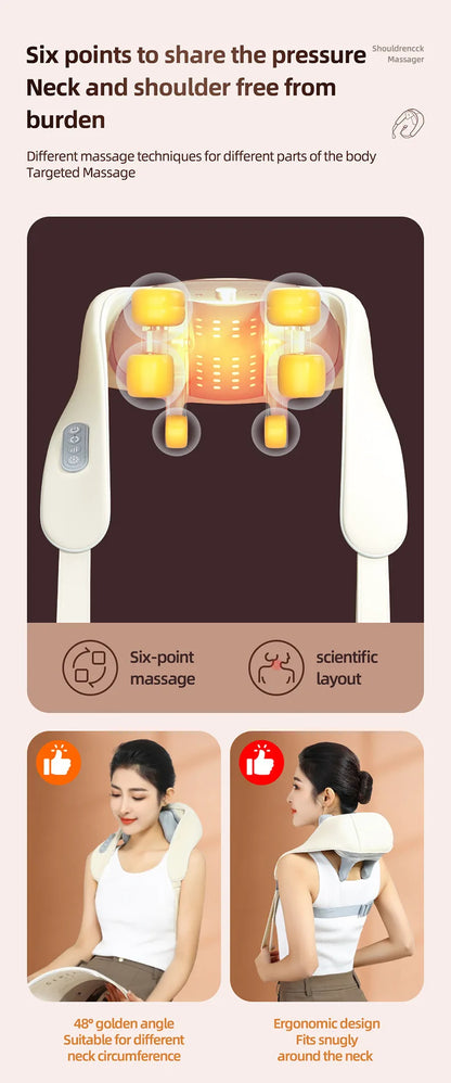 Neck And Shoulder Massager Wireless