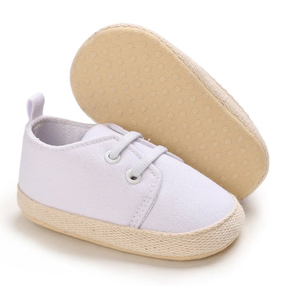 Newborn Infant White Soft-soled Sneaker