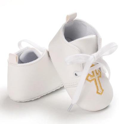 Newborn Infant White Soft-soled Sneaker