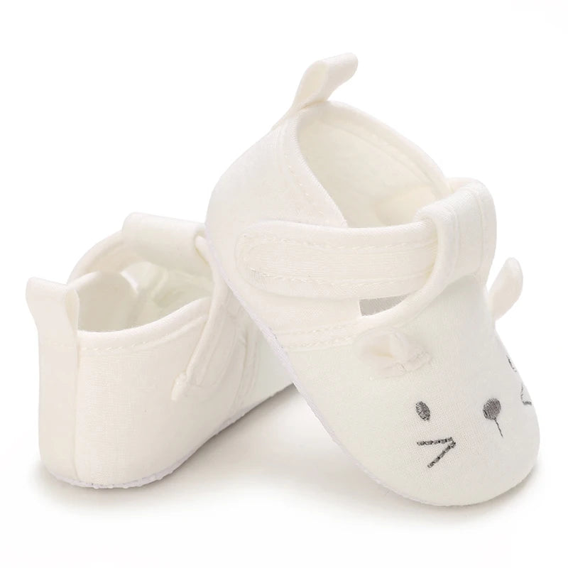 Newborn Infant White Soft-soled Sneaker