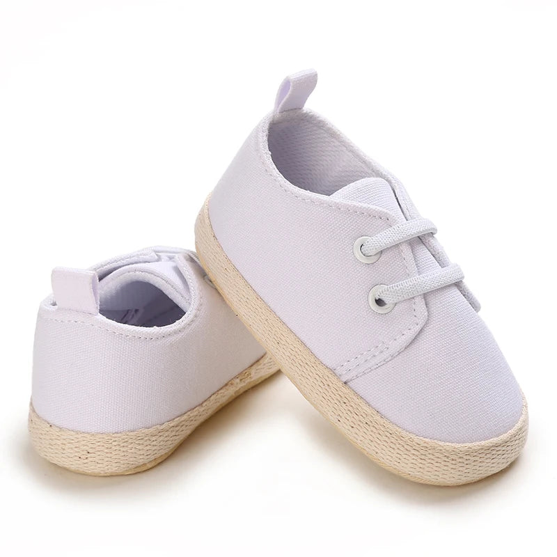 Newborn Infant White Soft-soled Sneaker