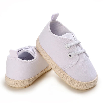 Newborn Infant White Soft-soled Sneaker