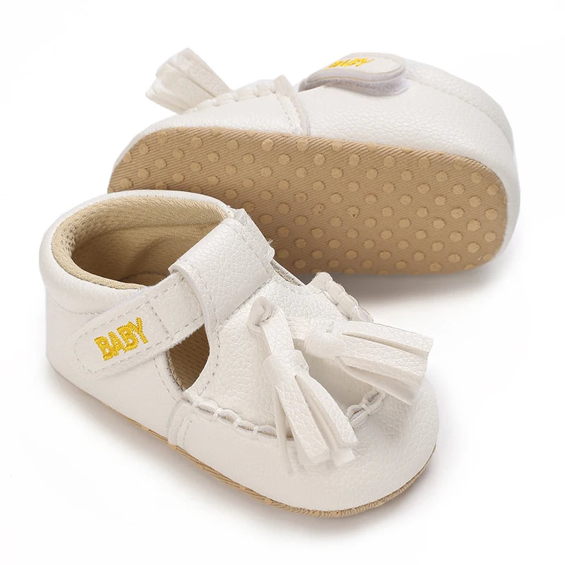 Newborn Infant White Soft-soled Sneaker