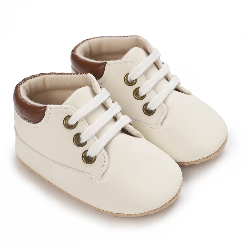 Newborn Infant White Soft-soled Sneaker