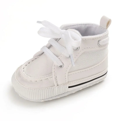 Newborn Infant White Soft-soled Sneaker