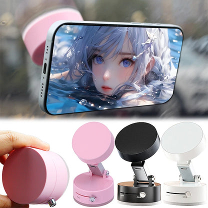 Magnetic Suction Cup Phone Mount Double Sided Phone Holder For Car/Gym/Mirror