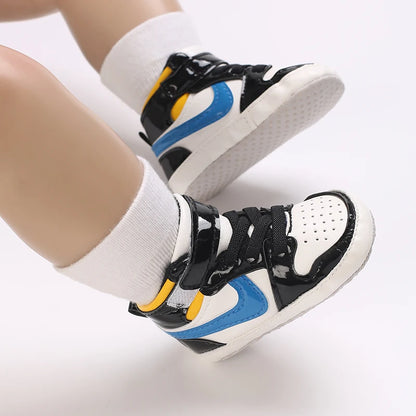 Baby Boys & Girls Sneakers - Soft Bottom, Non-slip Basketball Shoes