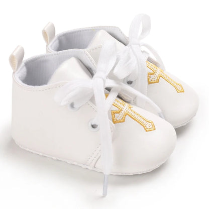 Newborn Infant White Soft-soled Sneaker