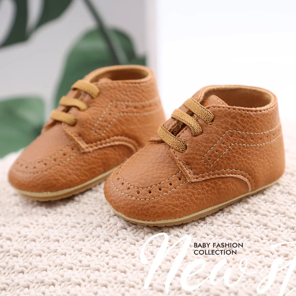 Meckior Baby Shoes Retro Leather Boy Girl Shoes Multicolor Toddler Rubber Sole Anti-slip First Walkers Infant Newborn shoes