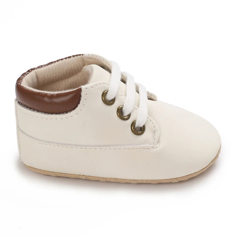 Newborn Infant White Soft-soled Sneaker