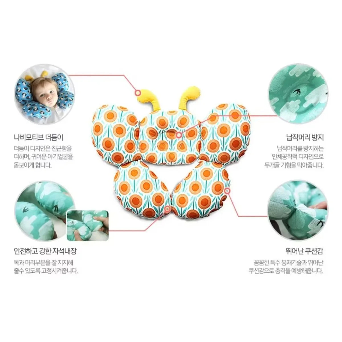 Baby Cushion Car Seat Head Support