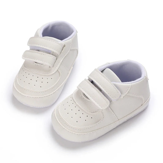 Newborn Infant White Soft-soled Sneaker