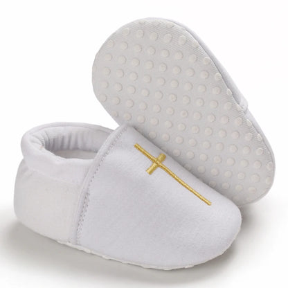 Newborn Infant White Soft-soled Sneaker