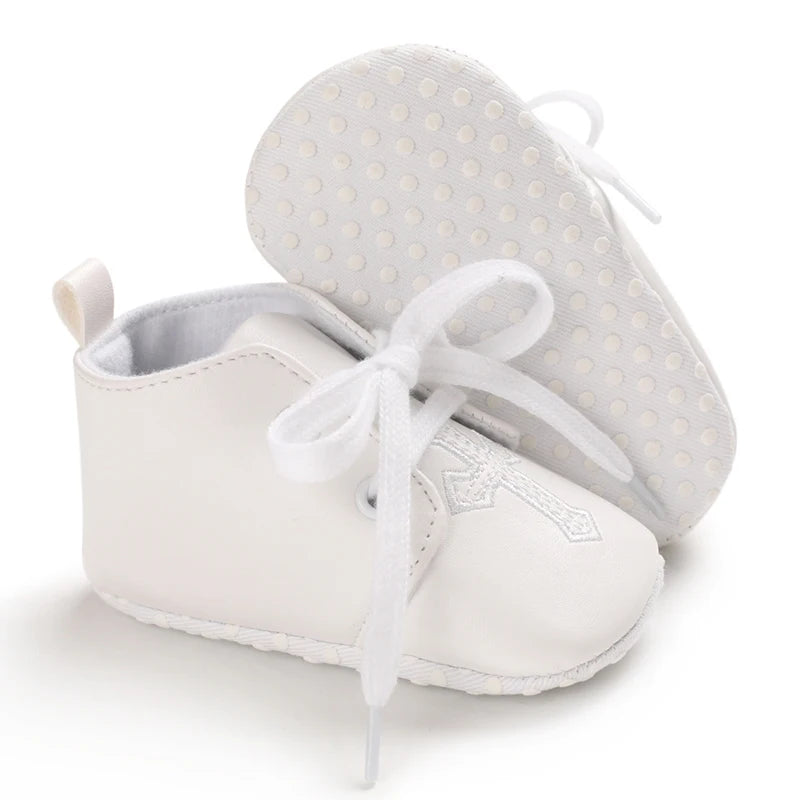 Newborn Infant White Soft-soled Sneaker