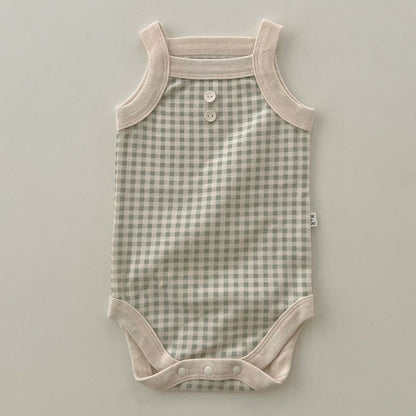 Newborn Cotton Sleeveless Jumpsuit Vest Garments