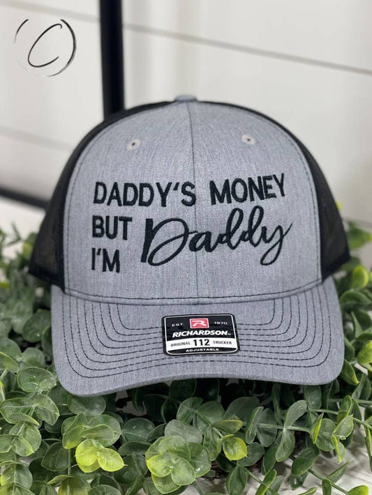 Daddy's Money Embroidered Snapback Hat