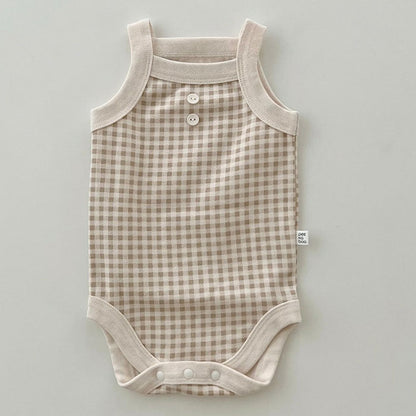 Newborn Cotton Sleeveless Jumpsuit Vest Garments