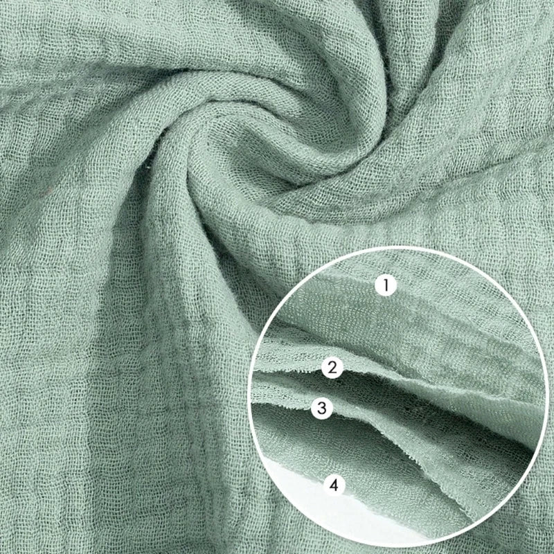 Muslin Soft 5PC Multipurpose Towel & Washcloth Squares