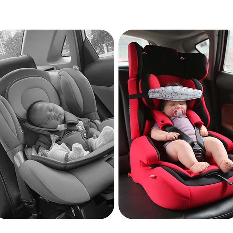 Car Seat Head Support - Adjustable Sleep Positioner