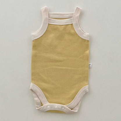 Newborn Cotton Sleeveless Jumpsuit Vest Garments