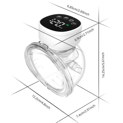 Bilateral Hands-free Wearable Breast Pump Electric Fully Automatic Integrated Breast Pump Portable Breast Pump  Breast Feeding