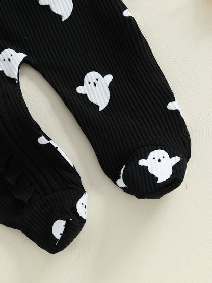 Baby Girls Halloween Romper and Headband
