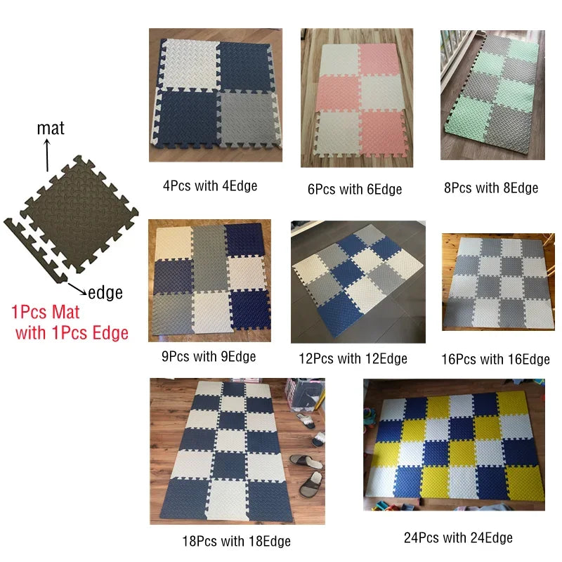16pcs Foam Interlocking Floor Tiles- 30*30*1cm
